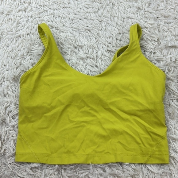 lululemon athletica Tops - Lululemon Align Tank Top Yellow Serpentine